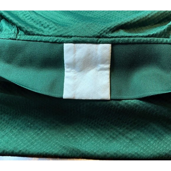 NFL Jets Team Apparel by Reebok Polo Mens Size Large Green Diamond Pattern - Picture 11 of 13